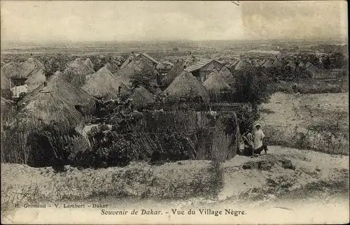 Ak Dakar Senegal, Vue du Village Negre