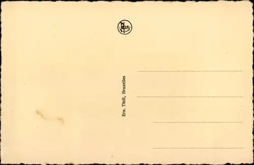 Ak Ronse Renaix Ostflandern, St. Hermeskerk en Monument der Gesneuvelden