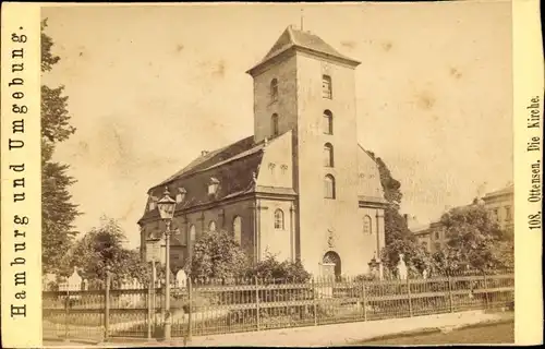 CdV Hamburg Ottensen um 1880/1890, Kirche