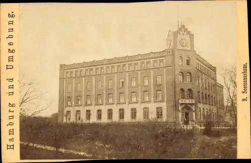 CdV Hamburg um 1880/1890, Das Seemannshaus am Hafen