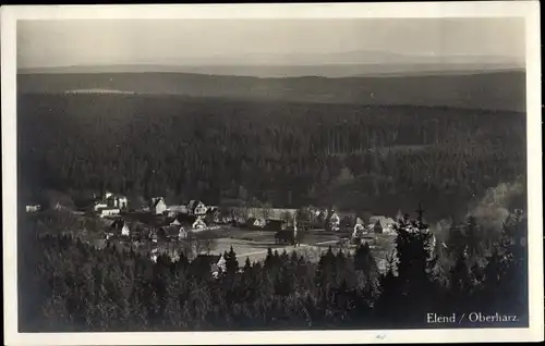 Ak Elend Oberharz am Brocken, Panorama