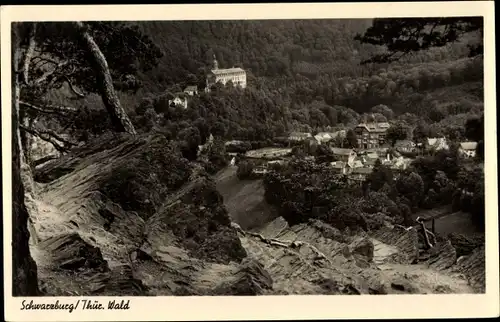 Ak Schwarzburg in Thüringen, Panorama