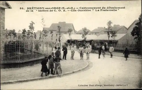 Ak Brétigny-sur-Orge Essonne, Cantonnement de Détachement, Section C.O.A., Cité Ouvrière