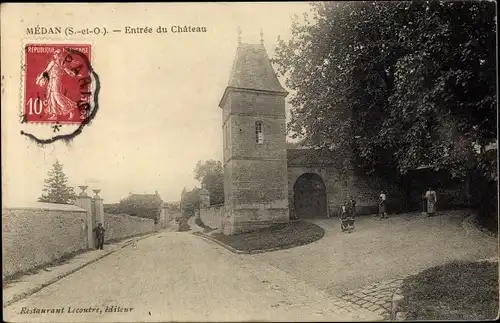 Ak Médan Yvelines, Entree du Chateau