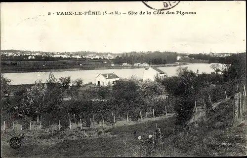 Ak Vaux le Pénil Seine et Marne, Site de la Côte des Pigeons