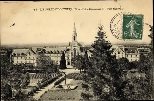 Ak La Salle de Vihiers Maine et Loire, La Communaute, Vue generale
