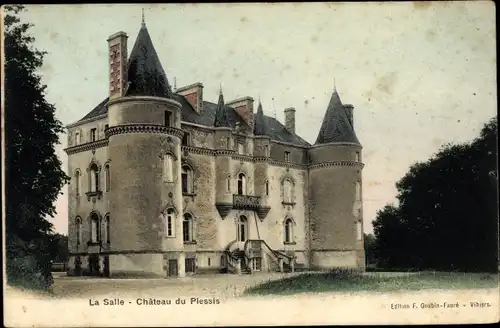 Ak La Salle de Vihiers Maine et Loire, Chateau du Plessis