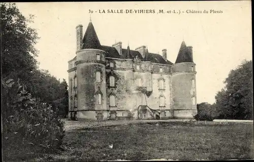 Ak La Salle de Vihiers Maine et Loire, Ancienne Maison Mere des Filles de la Charite du Sacre Coeur
