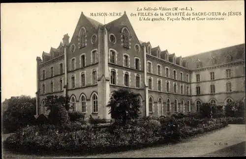 Ak La Salle de Vihiers Maine et Loire, Ancienne Maison Mere des Filles de la Charite du Sacre Coeur