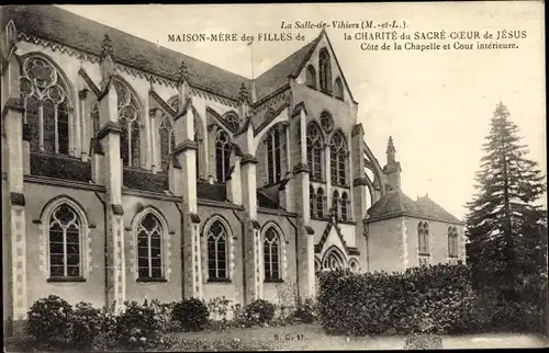 Ak La Salle de Vihiers Maine et Loire, Ancienne Maison Mere des Filles de la Charite du Sacre Coeur