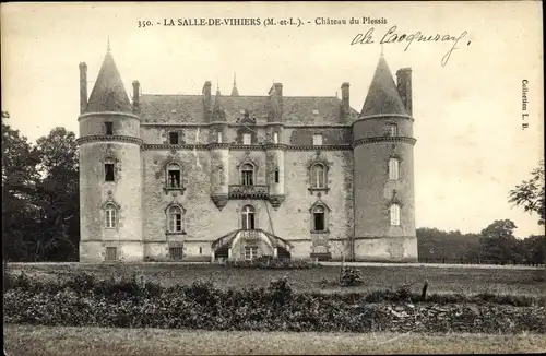 Ak La Salle de Vihiers Maine et Loire, Chateau du Plessis