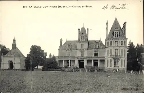 Ak La Salle de Vihiers Maine et Loire, Chateau du Breuil
