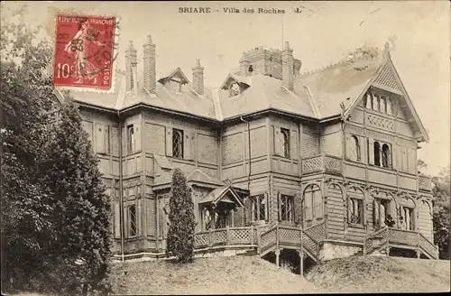 Ak Briare Loiret, Villa des Roches