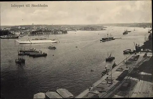 Ak Stockholm Schweden, Inloppet