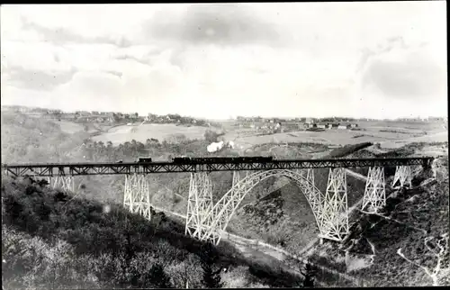 Ak Deutsche Eisenbahn, Dampflok, Tender 78140 vor D Zug, Müngstener Brücke, 1930
