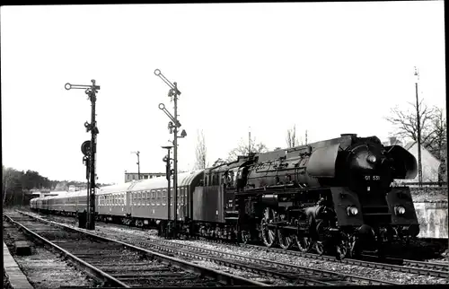 Ak Deutsche Eisenbahn, Dampflok, Tender 01 531