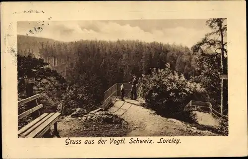 Ak Jocketa Pöhl Vogtland, Loreley