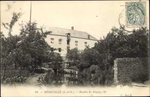 Ak Mereville Essonne, Moulin de Boigny