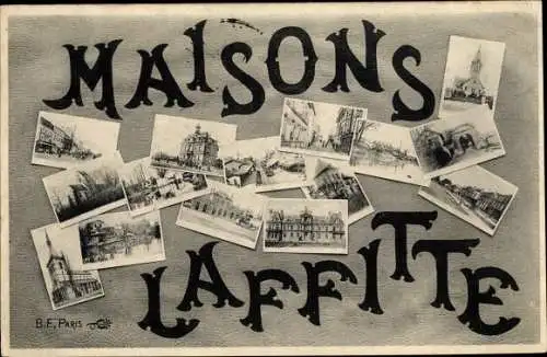 Buchstaben Ak Maisons Laffitte Yvelines, Ortspartien, Souvenir