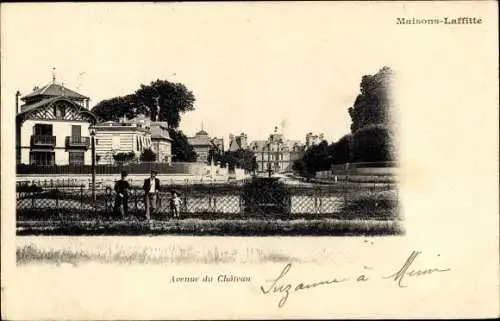 Ak Maisons Laffitte Yvelines, Avenue du Chateau