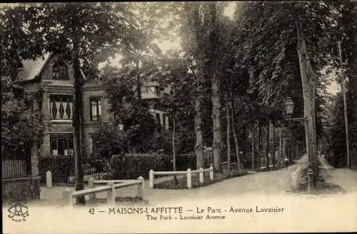 Ak Maisons Laffitte Yvelines, Le Parc, Avenue Lavoisier, The Park, Lavoiser Avenue