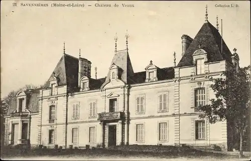 Ak Savennières Maine et Loire, Chateau de Veaux