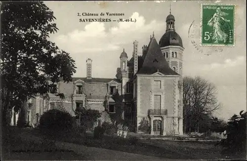 Ak Savennières Maine et Loire, Chateau de Varennes