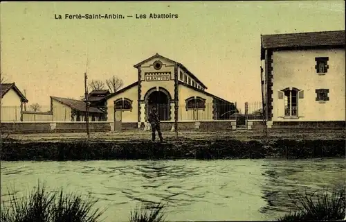 Ak La Ferté Saint Aubin Loiret, Les Abattoirs