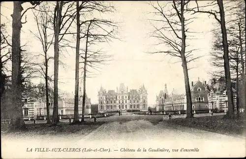 Ak La Ville aux Clercs Loir et Cher, Château de la Gaudinière