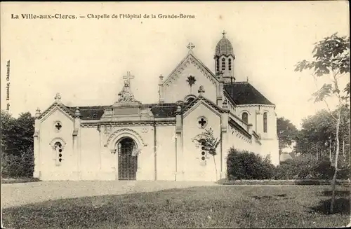 Ak La Ville aux Clercs Loir et Cher, Chapelle de l´Hôpital de Grande Borne