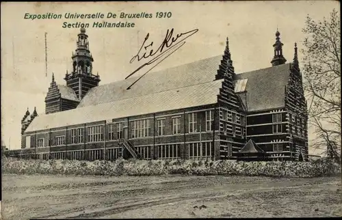 Ak Bruxelles Brüssel, Exposition Universelle, Section Hollandaise