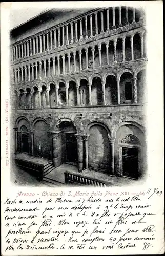 Ak Arezzo Toscana, Chiesa di S. Maria della Pieve