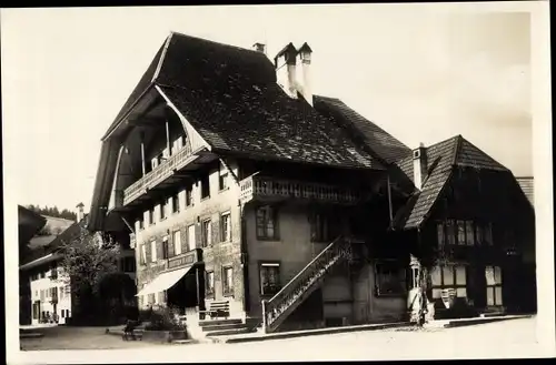 Ak Langnau im Emmental Kanton Bern Schweiz, Handlung Christian Blaser