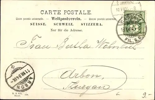 Ak Bâle Basel Stadt Schweiz, Spalentor, IX. Schweiz. Kindergartentag 1904