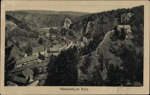 Ak Rübeland Oberharz am Brocken, Panorama
