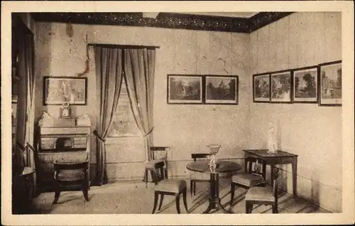 Ak Dornburg Camburg in Thüringen, Goethes Arbeitszimmer im Goetheschloss