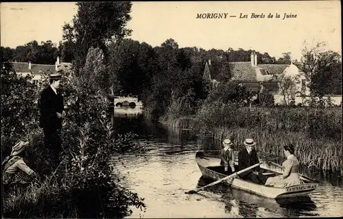 Ak Morigny Champigny Essonne, Les Bords de la Juine