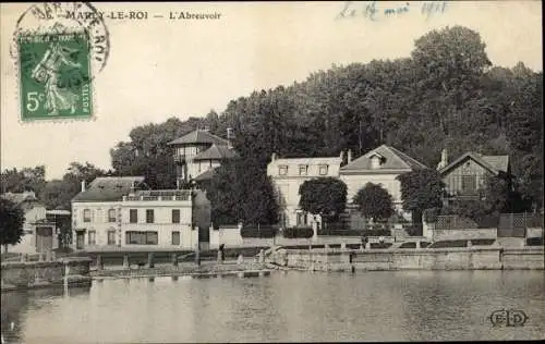 Ak Marly le Roi Yvelines, L´Abreuvoir