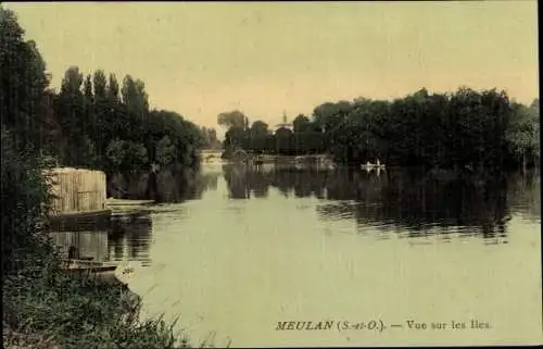 Ak Meulan en Yvelines, Vue sur les Îles