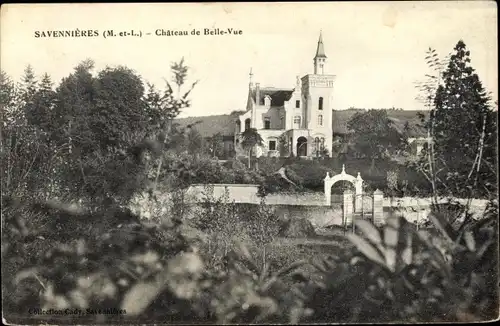 Ak Savennières Maine et Loire, Chateau de Belle Vue