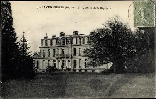 Ak Savennières Maine et Loire, Chateau de la Bizoliere