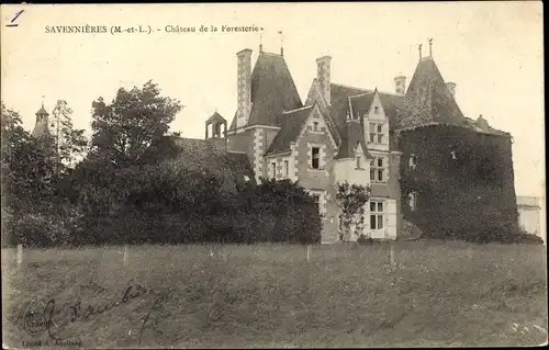 Ak Savennières Maine et Loire, Chateau de la Foresterie