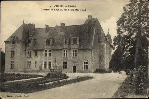 Ak Chaze sur Argos Maine et Loire, Chateau de Raguin