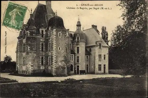 Ak Chaze sur Argos Maine et Loire, Chateau de Raguin