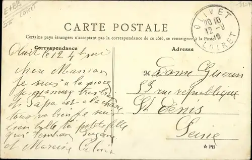 Ak Olivet Loiret, Eldorado, Jardins et Kiosque