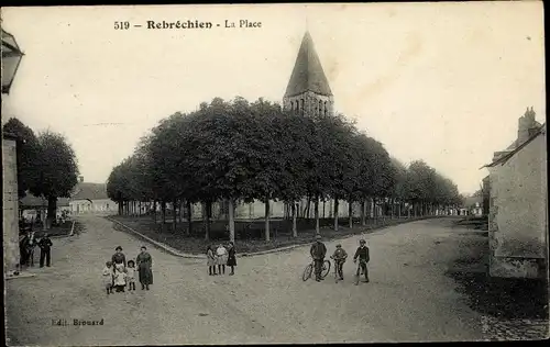 Ak Rebrechien Loiret, La Place