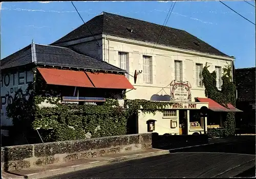 Ak Thoré-la-Rochette Loir et Cher, Hôtel du Pont