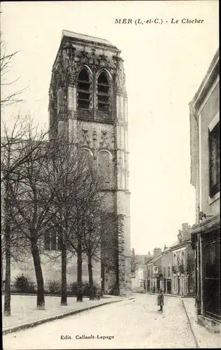 Ak Mer Loir et Cher, Souvenir, Le Clocher