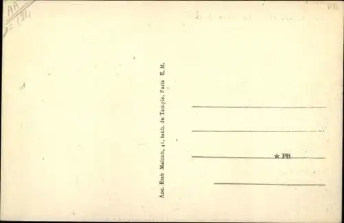 Ak Chatenay Hauts-de-Seine, La Mairie, vue de face