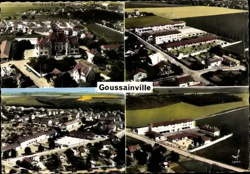 Ak Goussainville Val d´Oise, Vues Aériennes